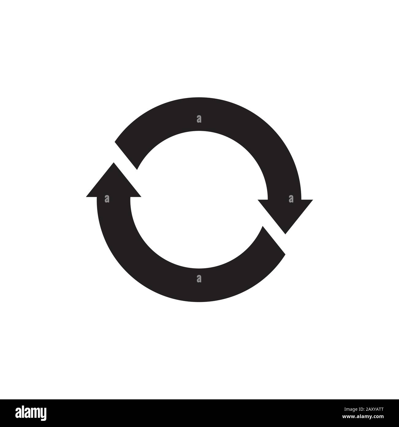 illustration de l'icône recharger/recycler Illustration de Vecteur