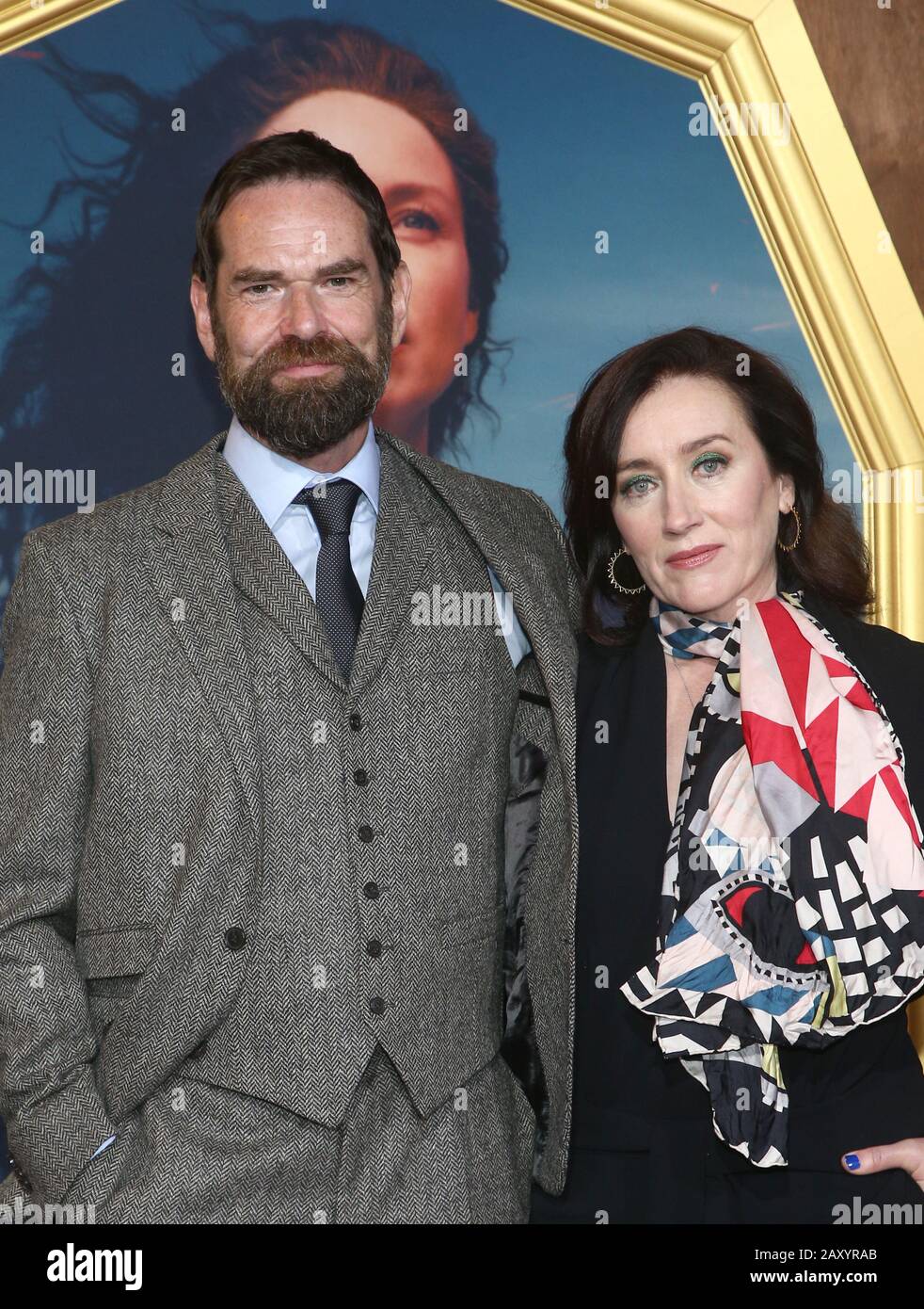 Hollywood, Ca. 13 février 2020. Duncan Lacroix, Maria Doyle Kennedy, au cours de la première saison « Outlander » de Starz à HHollywood Palladium, en Californie à Hollywood, le 13 février 2020. Crédit: Faye Sadou/Media Punch/Alay Live News Banque D'Images