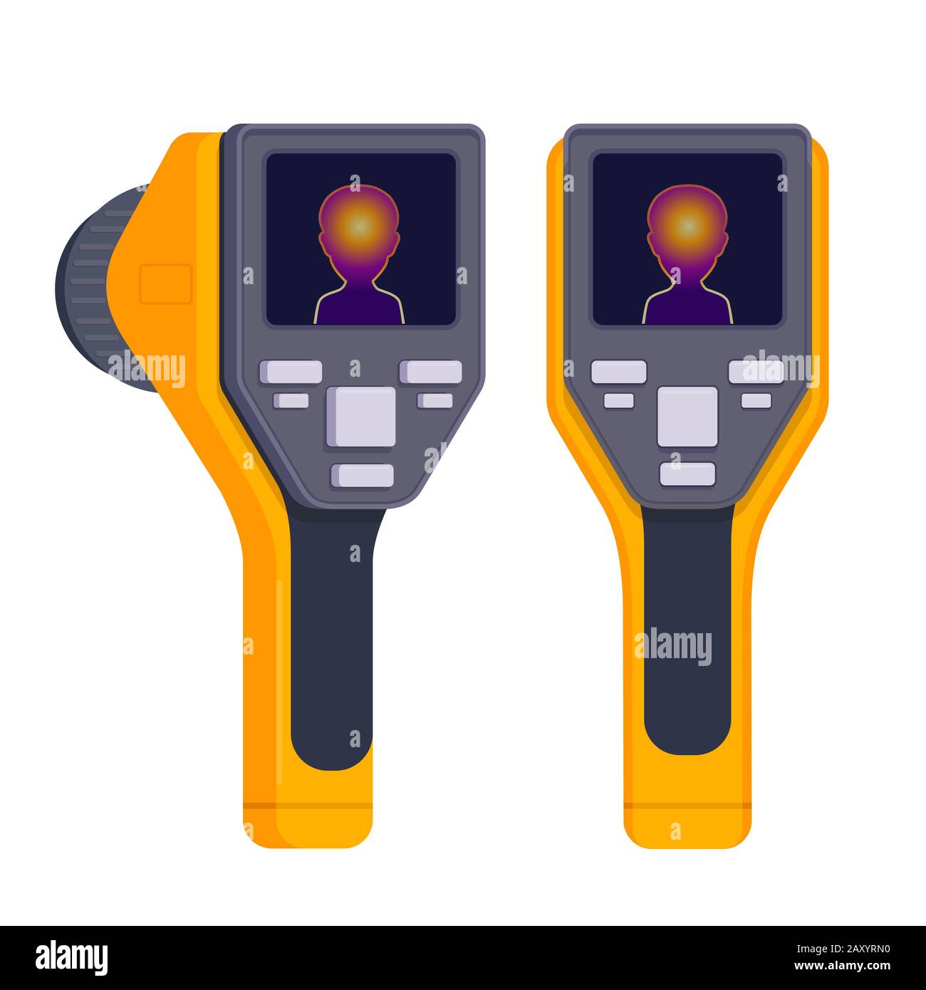 Périphérique d'imagerie thermique Illustration de Vecteur