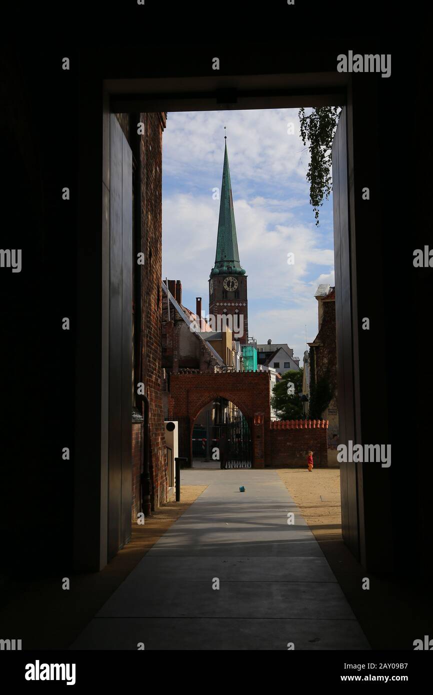 Vieille ville de Lübeck, Allemagne Banque D'Images