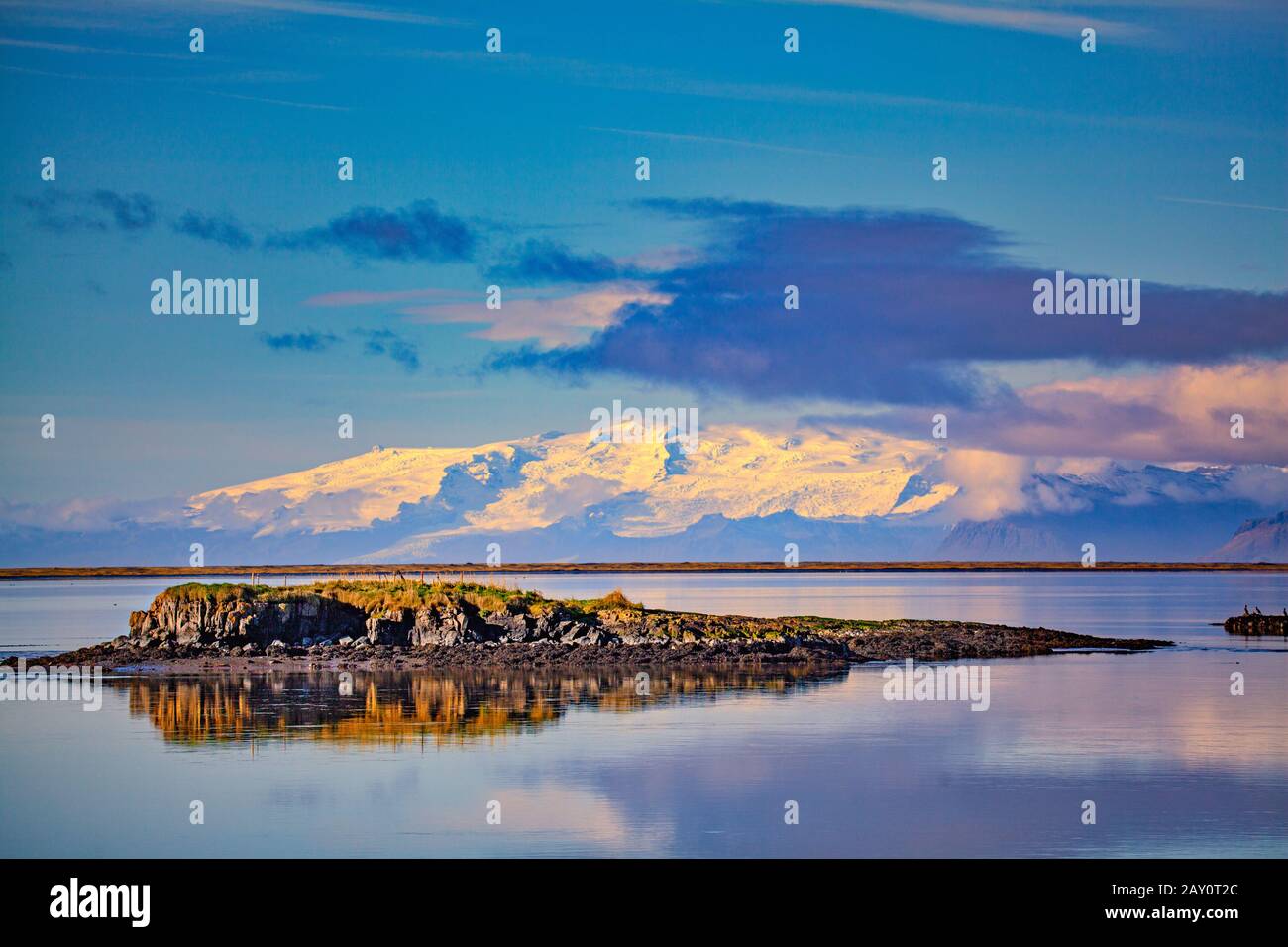 Paysage de montagne, l'Islande Banque D'Images