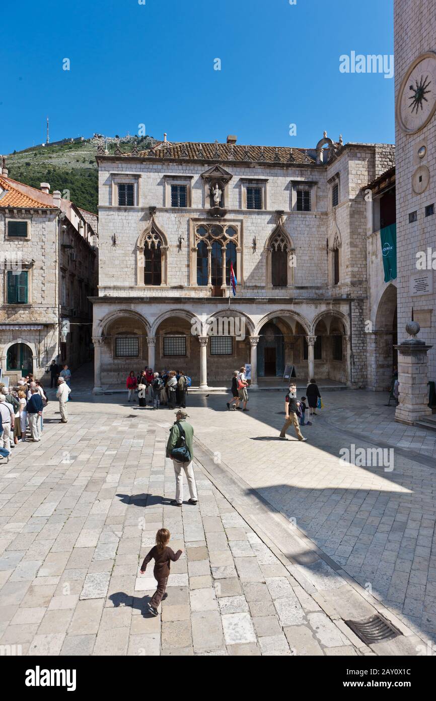 La vieille ville de Dubrovnik Banque D'Images