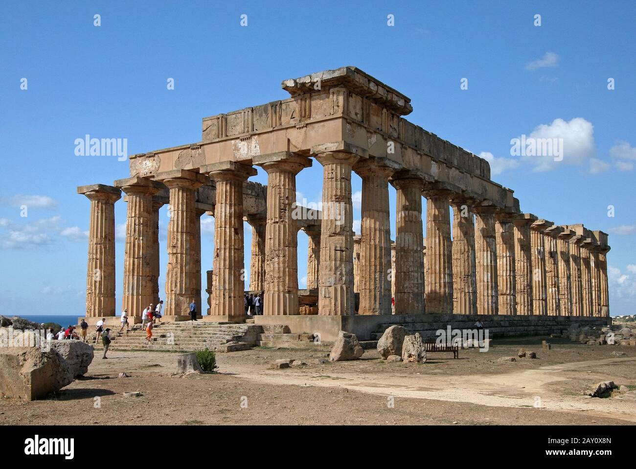 Vallée des Temples, Agrigente, Sicile Banque D'Images