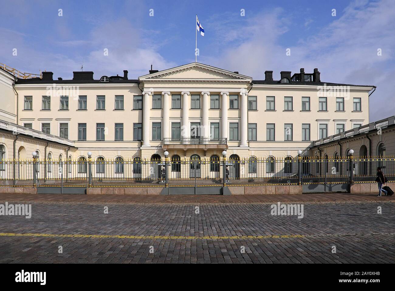 Palais présidentiel à Helsinki, Finlande Banque D'Images