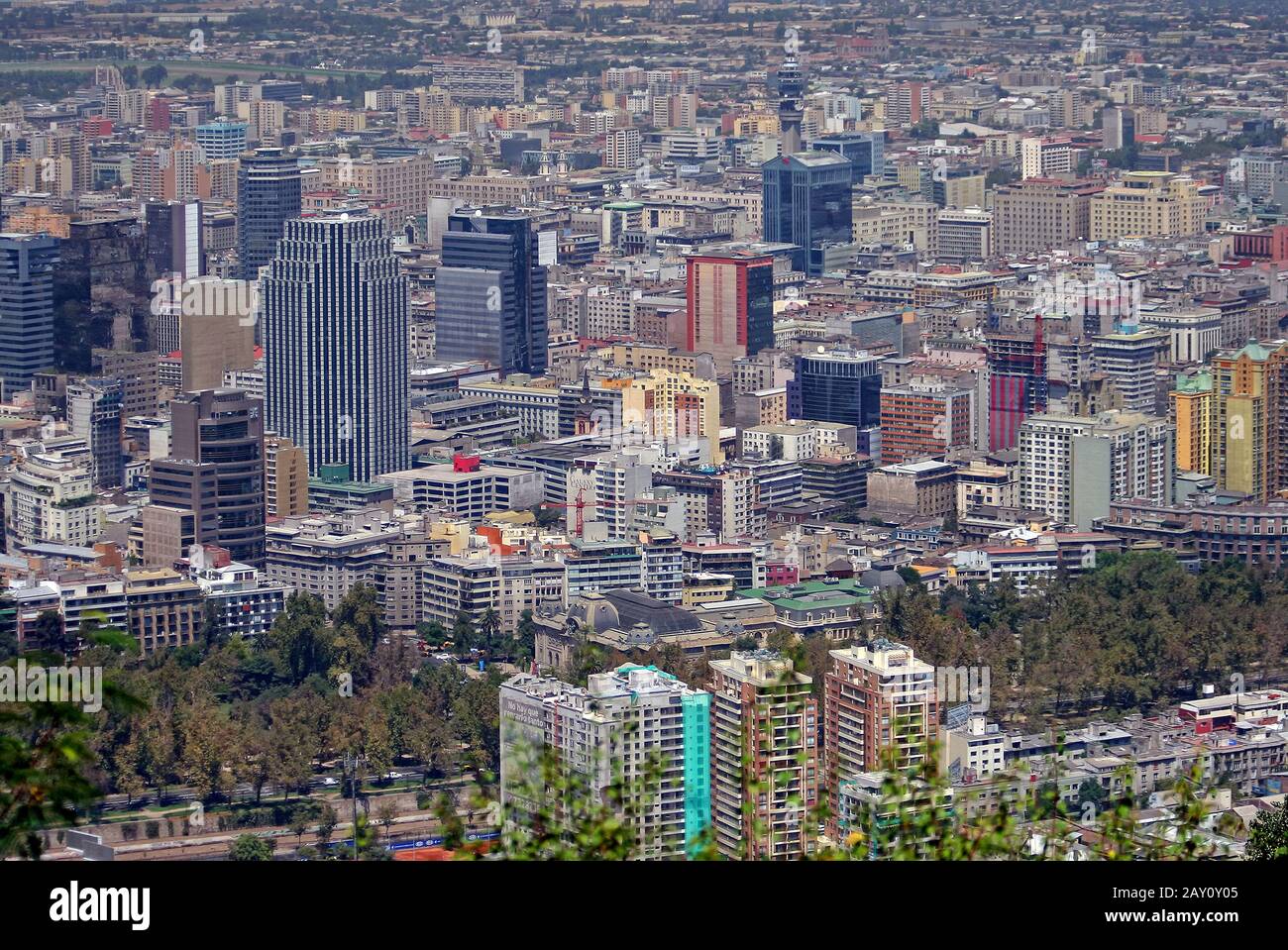 Santiago de Chili Banque D'Images