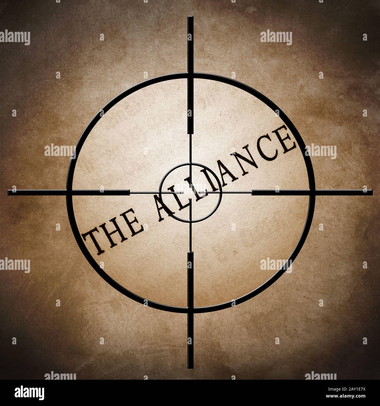 L'objectif de l'alliance Banque D'Images