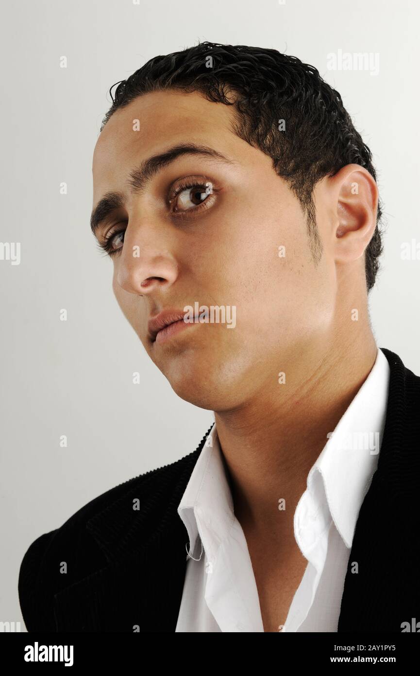 Photo de profil d'un jeune homme Banque de photographies et d’images à ...