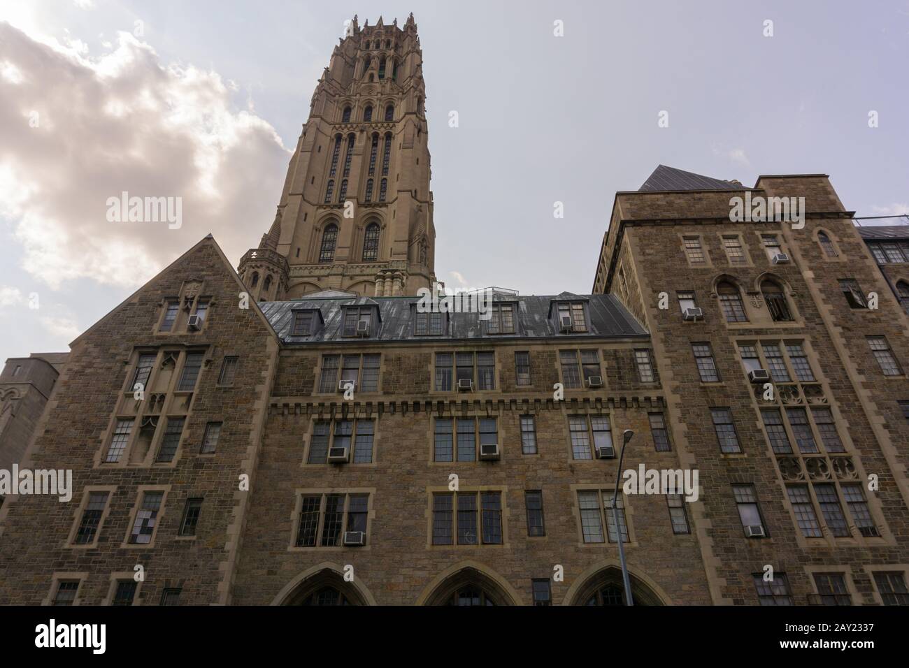 New York, États-Unis - 20 août 2018 : l'église Riverside à l'ouest de Manhattan, New York Banque D'Images