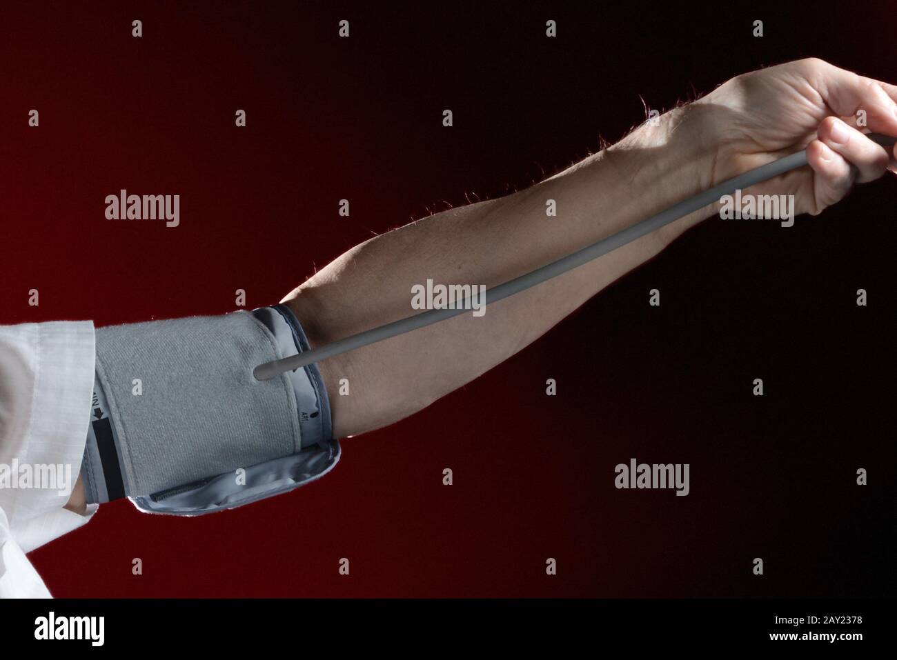 prendre de la tension artérielle pour la santé Banque D'Images