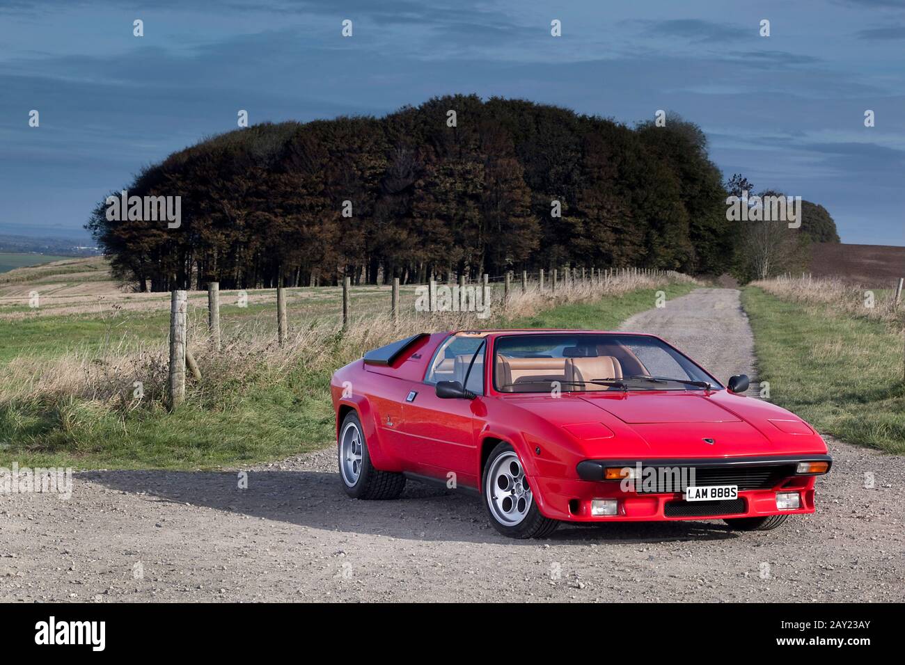 1974 Silhouette Lamborghini Banque D'Images