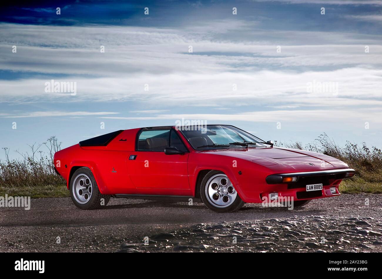 1974 Silhouette Lamborghini Banque D'Images