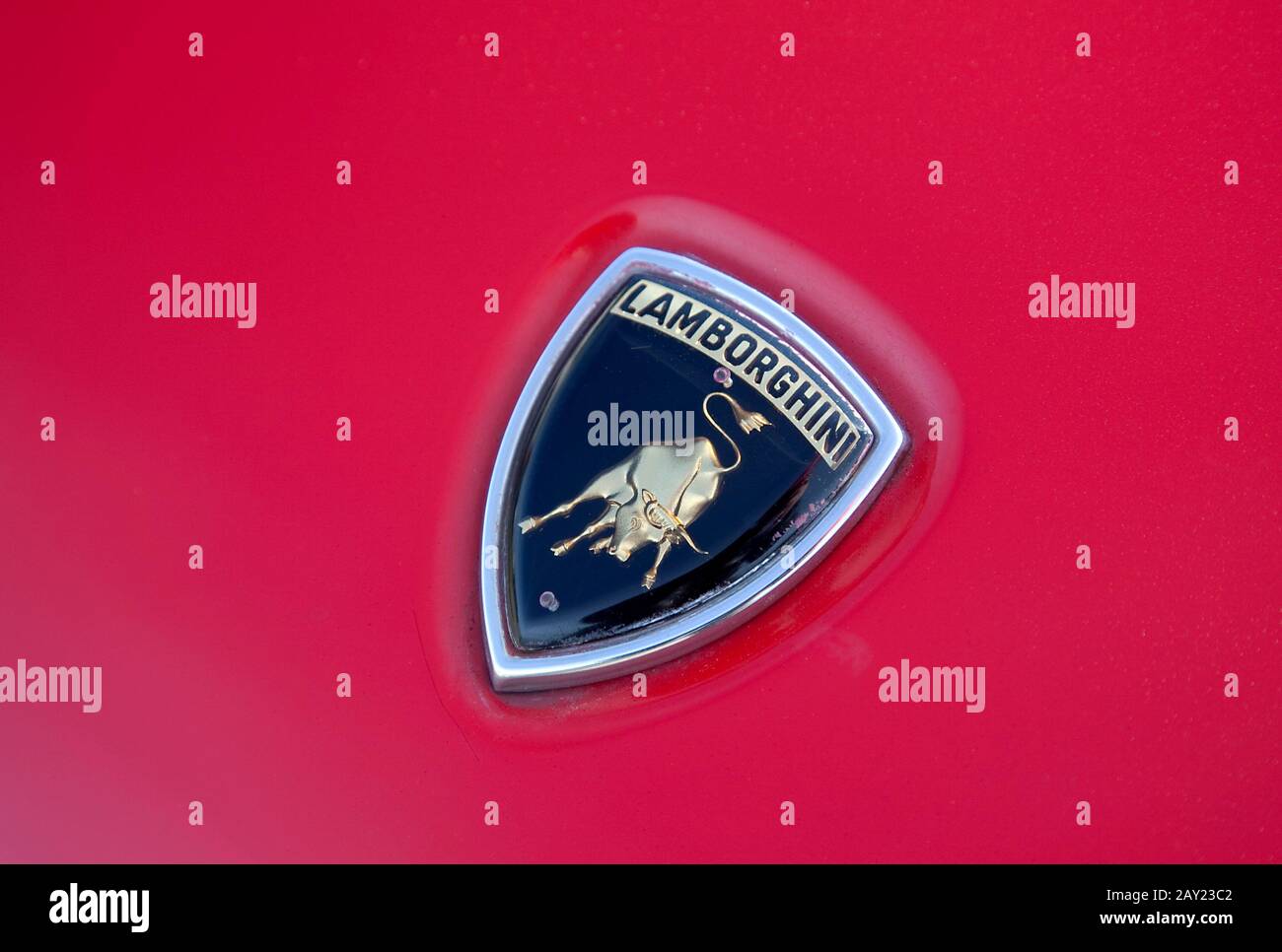 1974 Silhouette Lamborghini Banque D'Images