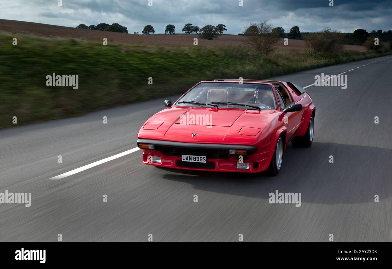 1974 Silhouette Lamborghini Banque D'Images