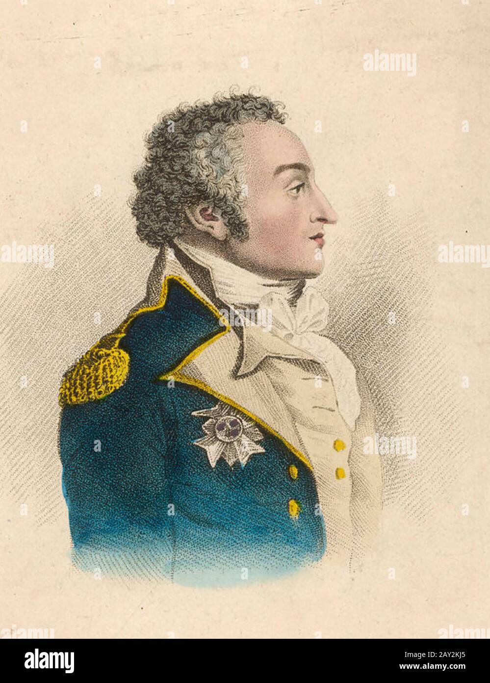 Sidney SMITH (17645-1840) officier De la Marine royale Très décoré Banque D'Images
