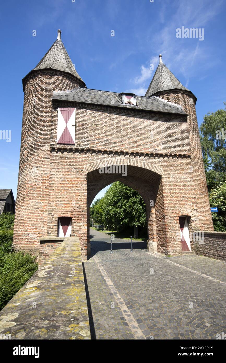 Klever Tor à Xanten, fortification urbaine, Allemagne Banque D'Images