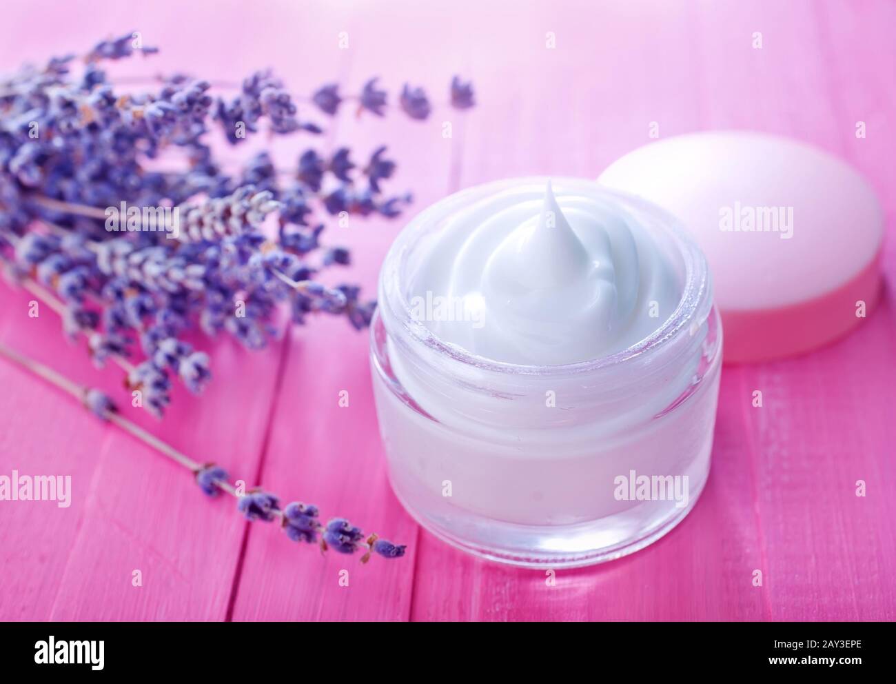 crème cosmétique Banque D'Images