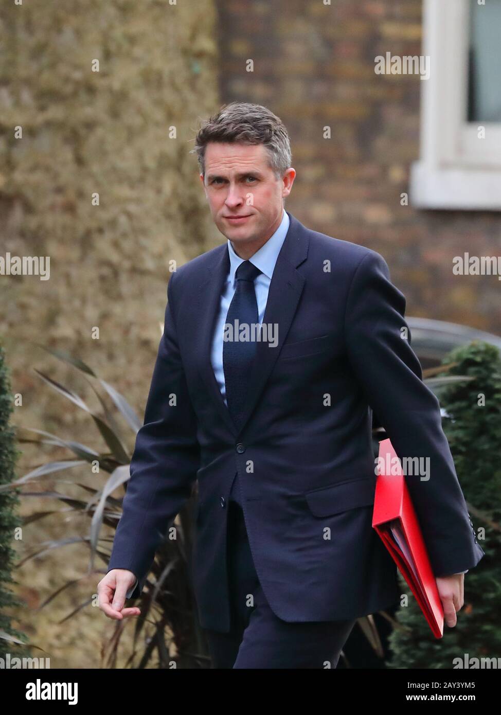 Londres, Royaume-Uni. 14 février 2020. Gavin Williamson, secrétaire à l'éducation, arrive à la réunion extraordinaire du Cabinet à la suite d'un remaniement. Crédit: Uwe Deffner/Alay Live News Banque D'Images