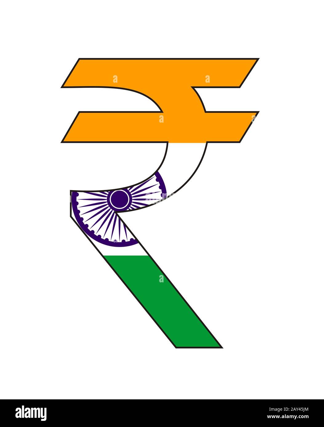 symbole Roupie Banque D'Images