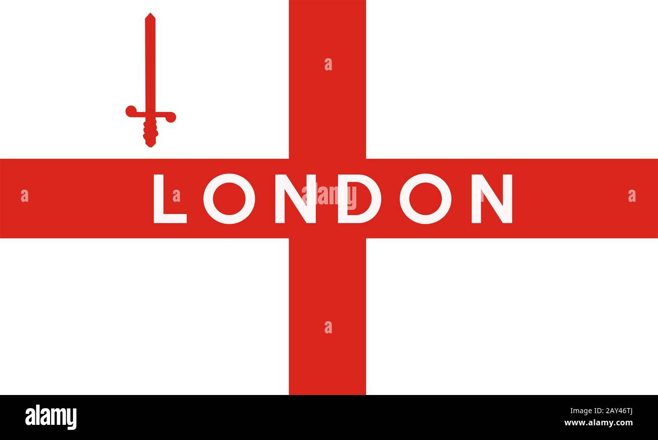 drapeau de Londres Banque D'Images