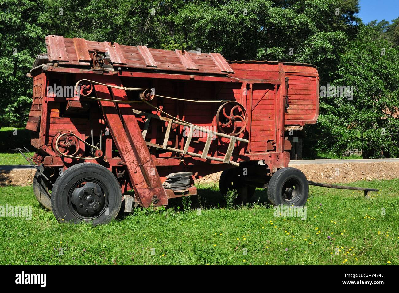batteur rouge Banque D'Images