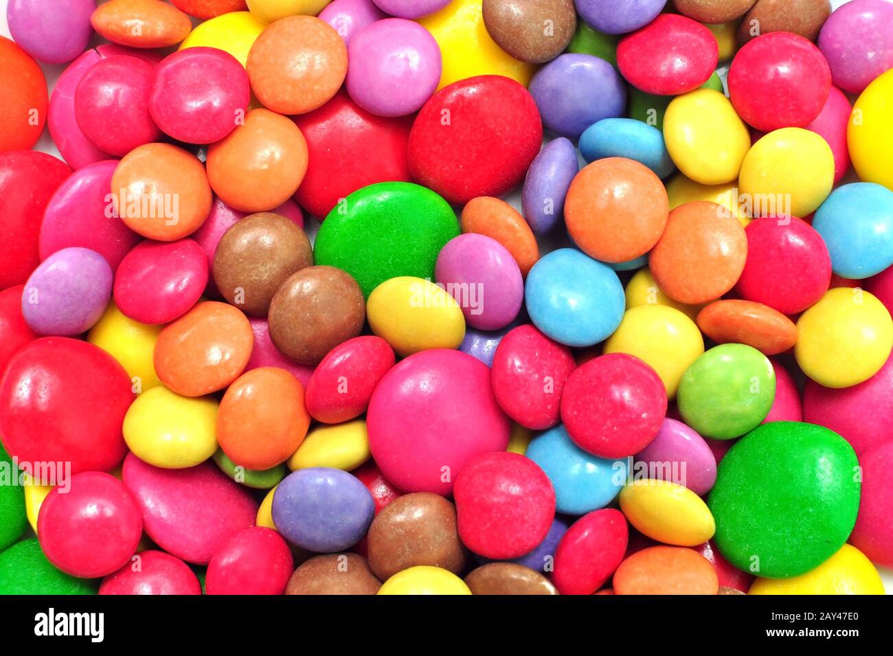 Bonbons multicolores Banque D'Images