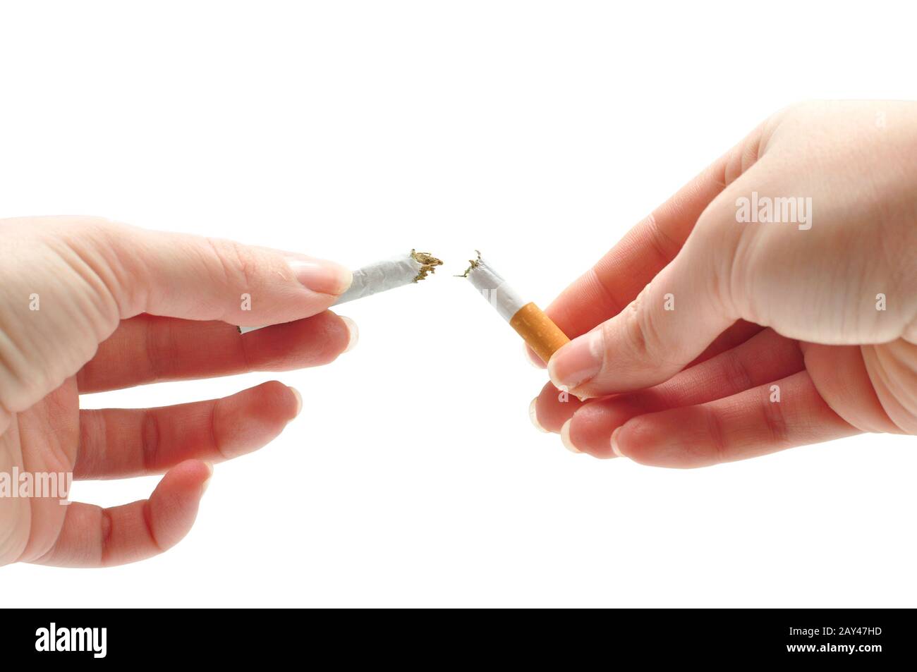 arrêter de fumer Banque D'Images