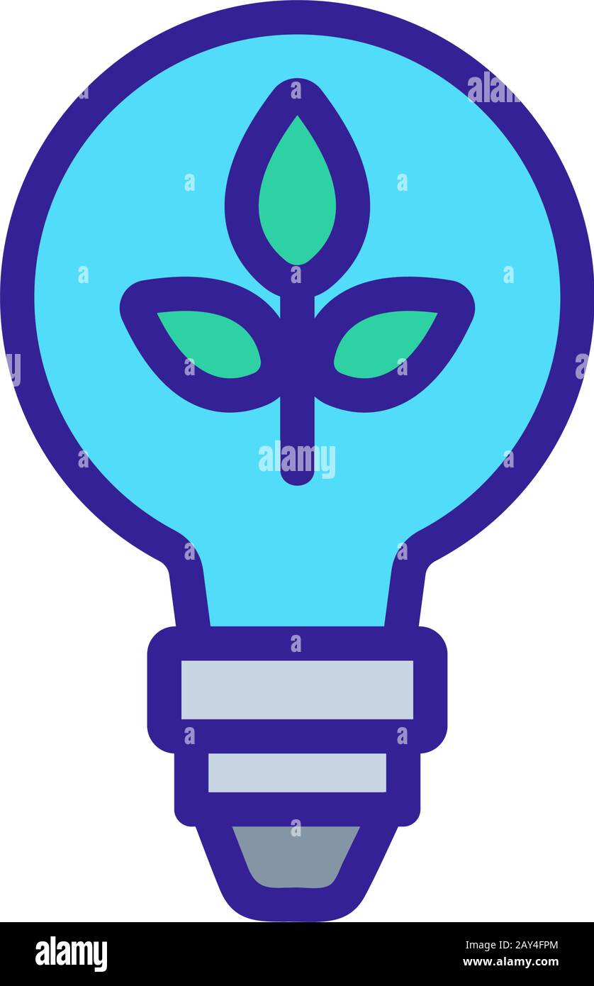 Vecteur D'Icône de biocarburant. Illustration du symbole de contour isolé Illustration de Vecteur