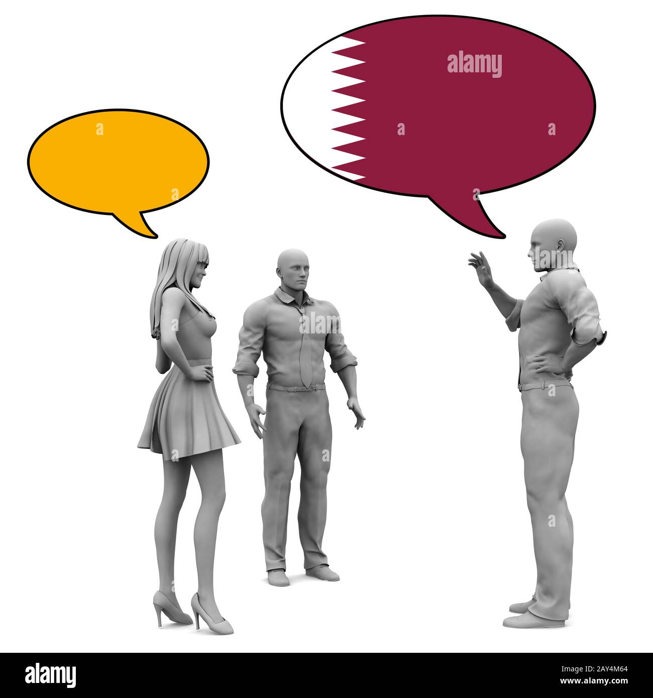 Apprendre l'arabe Banque D'Images