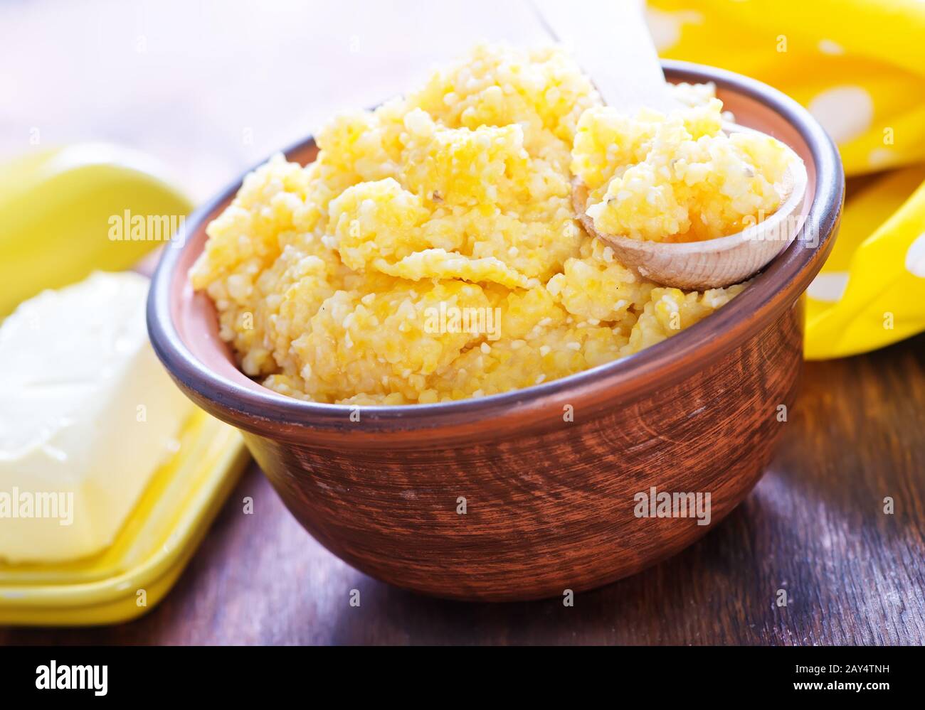La bouillie de maïs Photo Stock Alamy