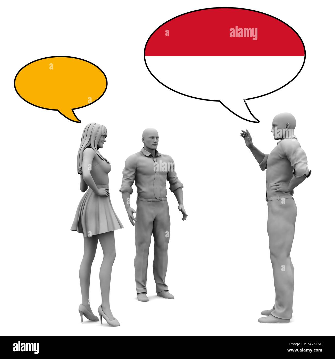 Apprendre l'Indonésien Banque D'Images