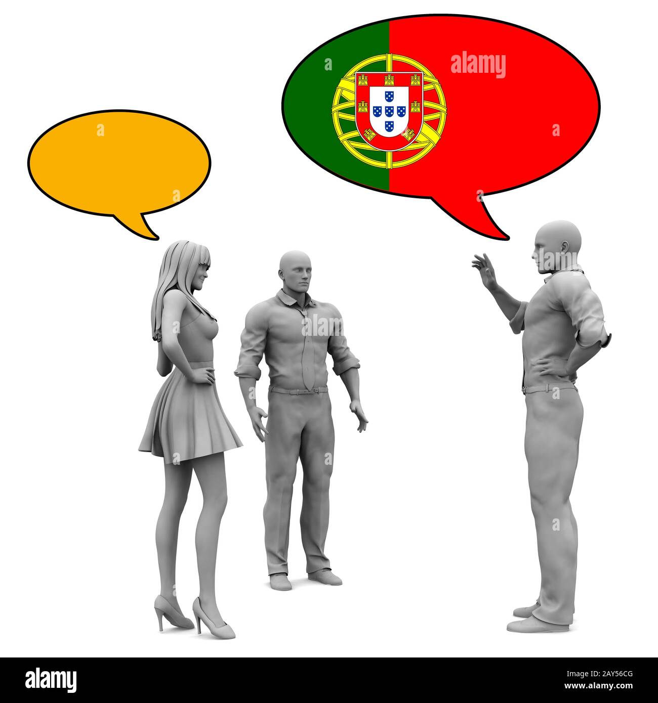 Apprendre le portugais Banque D'Images