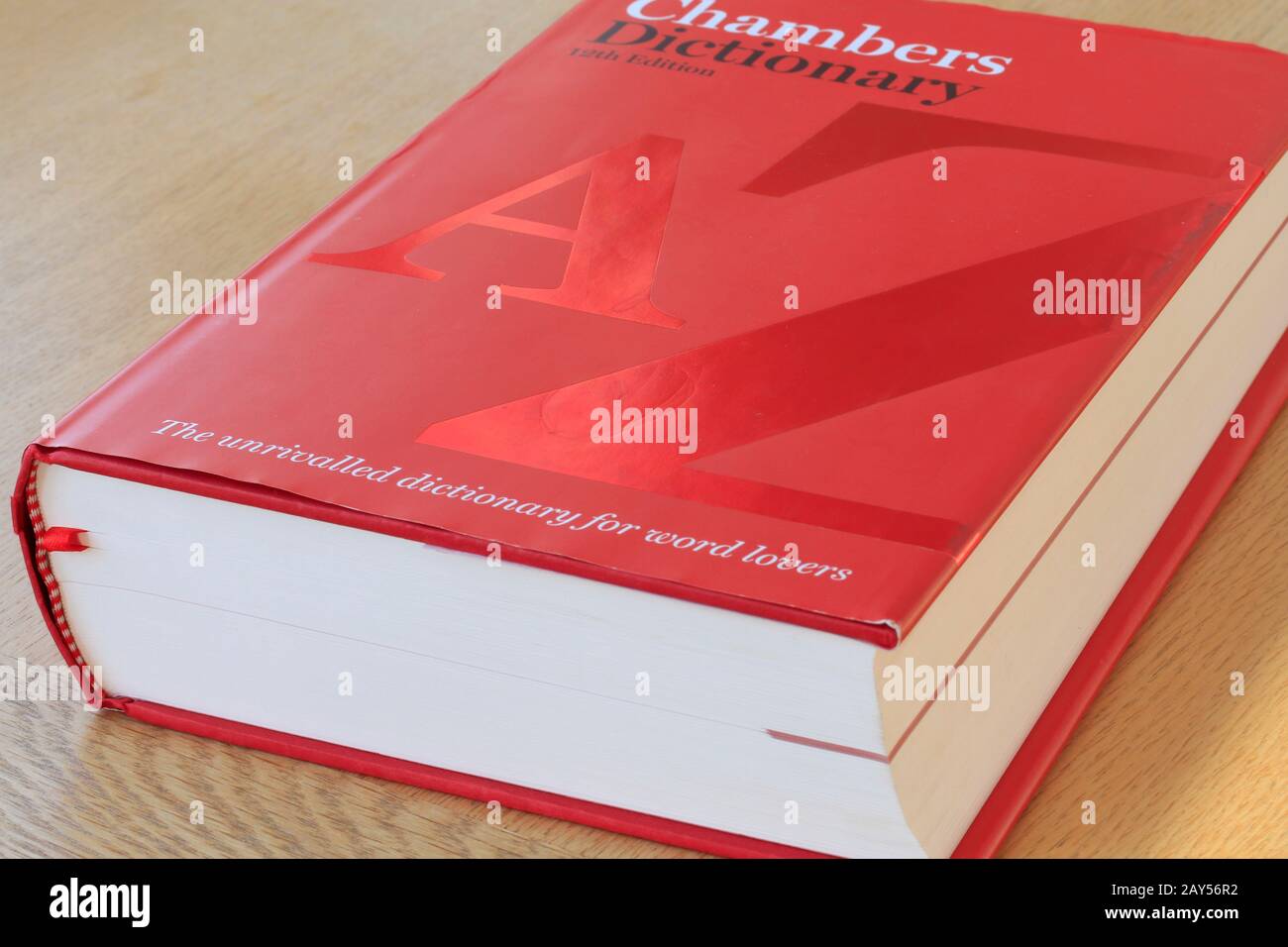 Dictionnaire anglais Chambers Banque D'Images