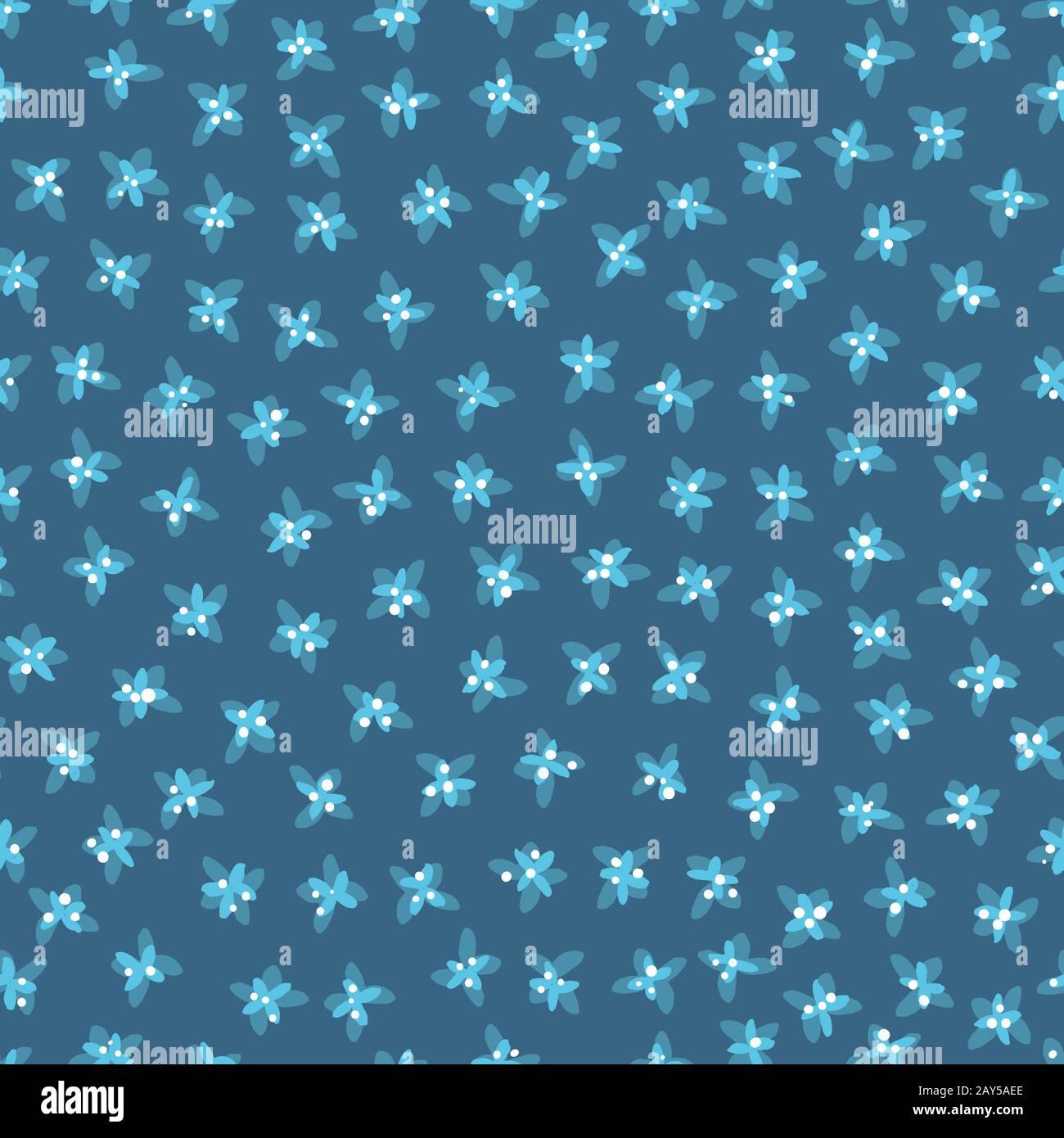 Fond fleuri vectoriel moderne avec petites fleurs de gribouille. Style ditsy dessiné à la main. Vecteur de répétition transparente. Arrière-plan géométrique créatif avec éléments floraux et point Illustration de Vecteur