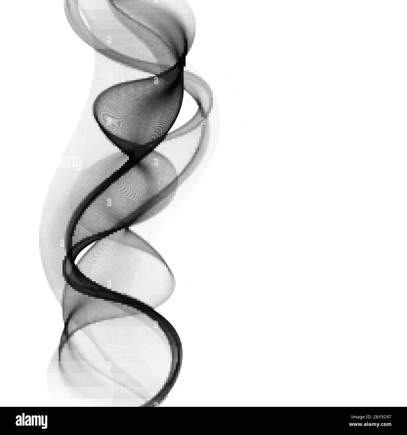 Arrière-plan des lignes abstraites .composition des lignes courbes Illustration de Vecteur