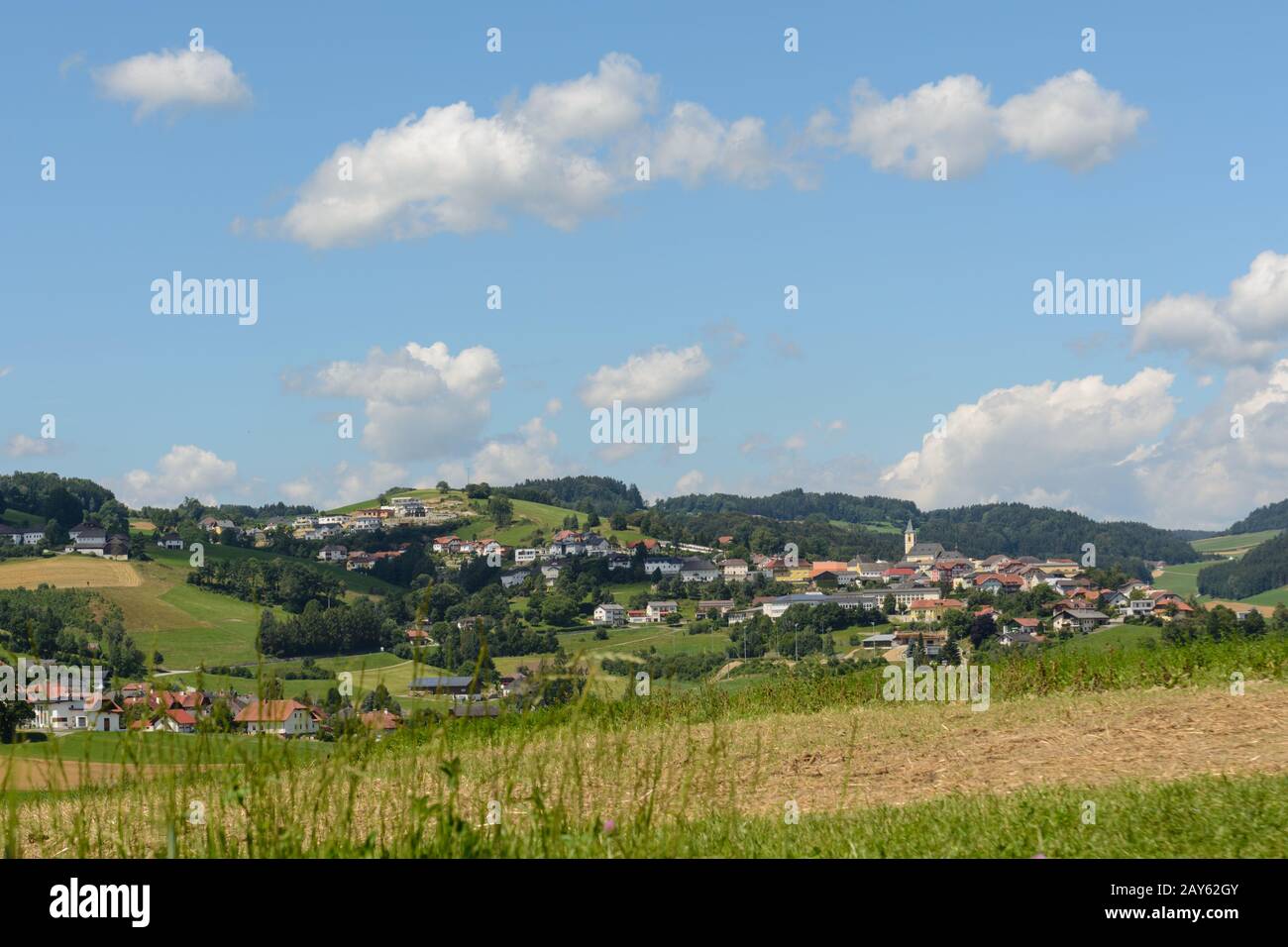Romantique idyllique communauté rurale de Peilstein - Autriche Banque D'Images