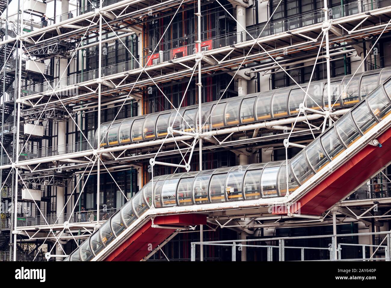30 juillet 2019, Paris, France : le centre Pompidou est un musée d'art moderne Banque D'Images