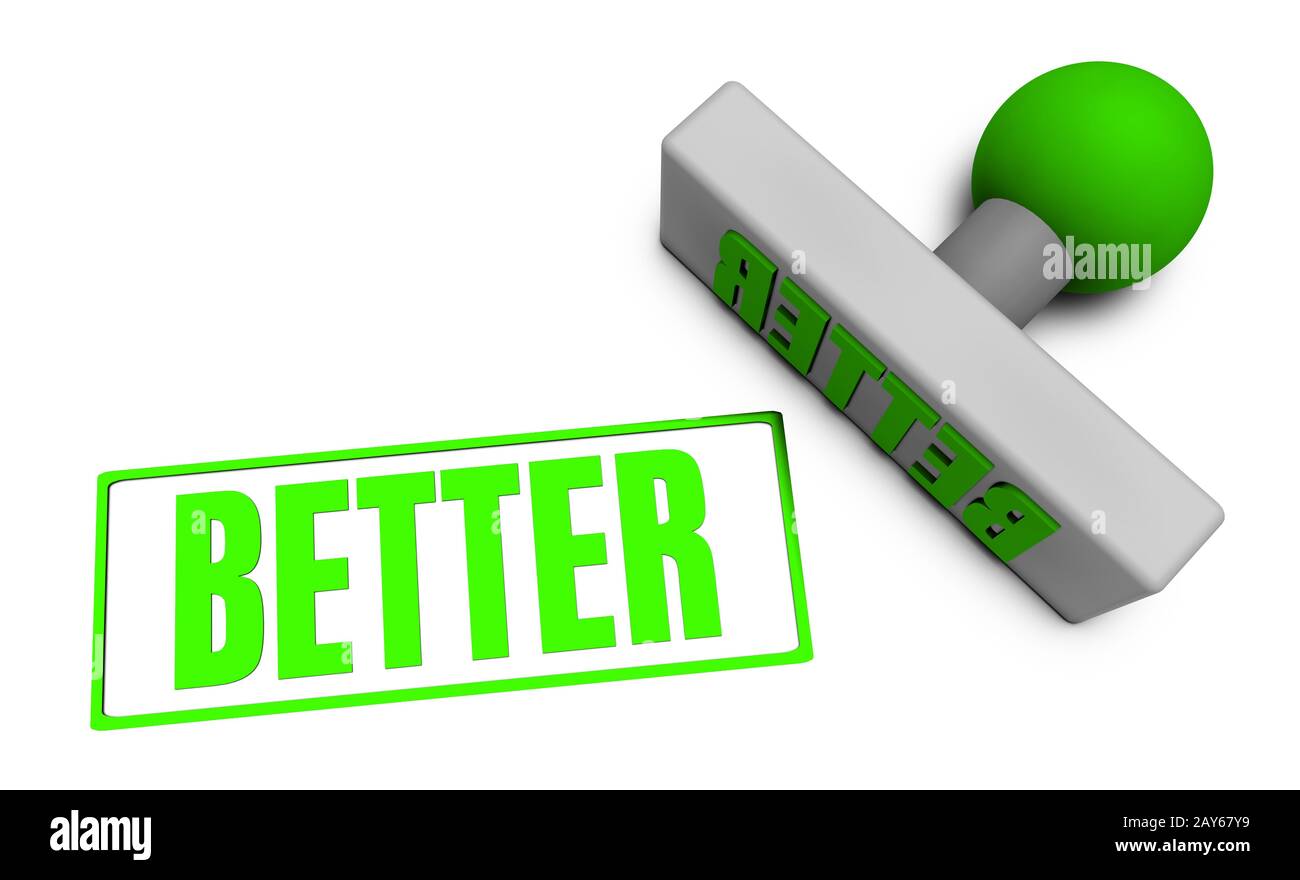 Mieux Stamp Banque D'Images