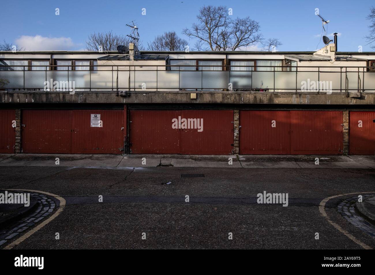 Combe Avenue, Vanbrugh Park Estate, Architecture Moderniste, Greenwich, Sud-Est De Londres, Royaume-Uni Banque D'Images