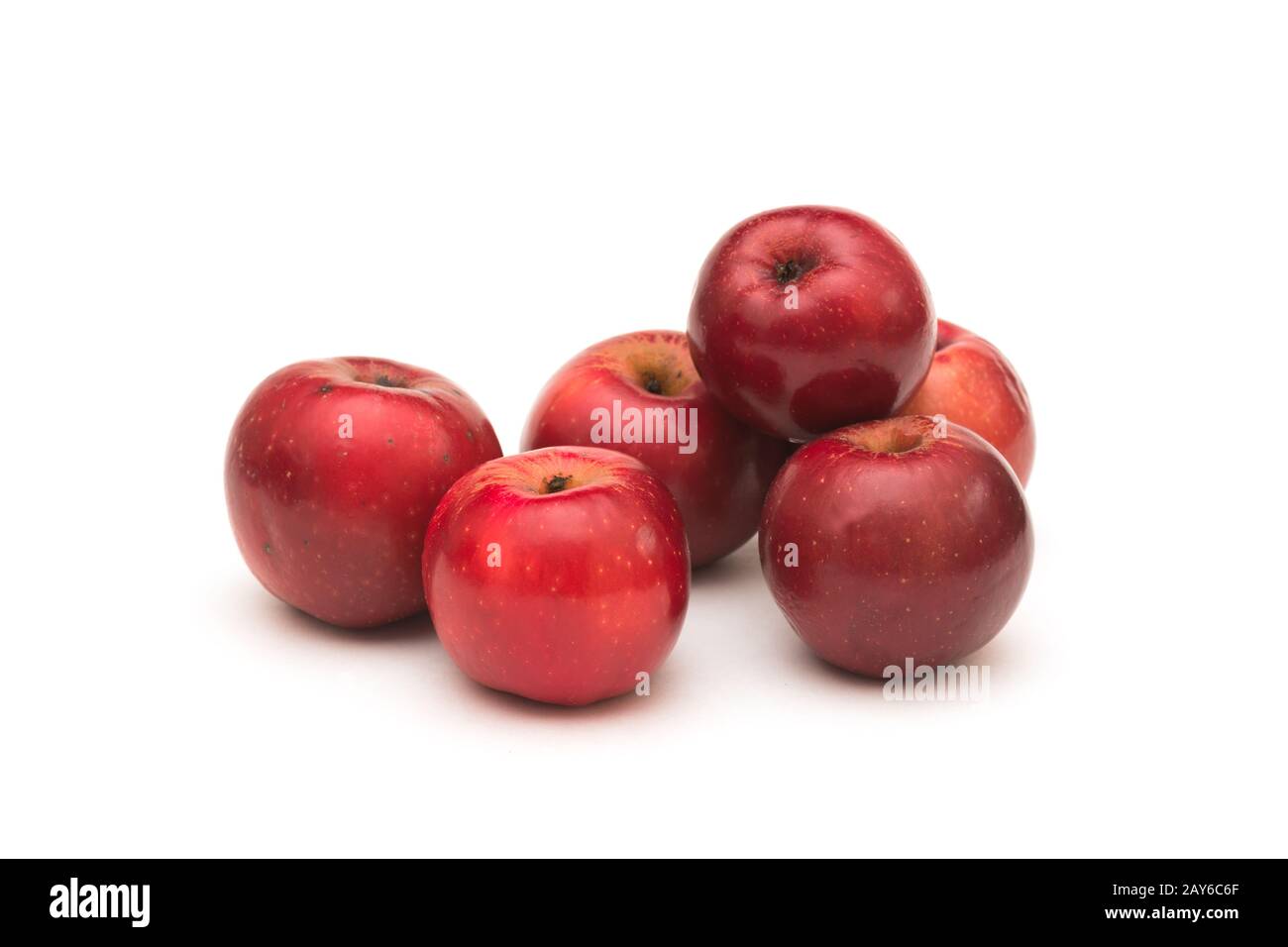 Pommes rouges en fer élevé sans OGM biologiques, variété Gizil Ahmet, produites en Azerbaïdjan Banque D'Images