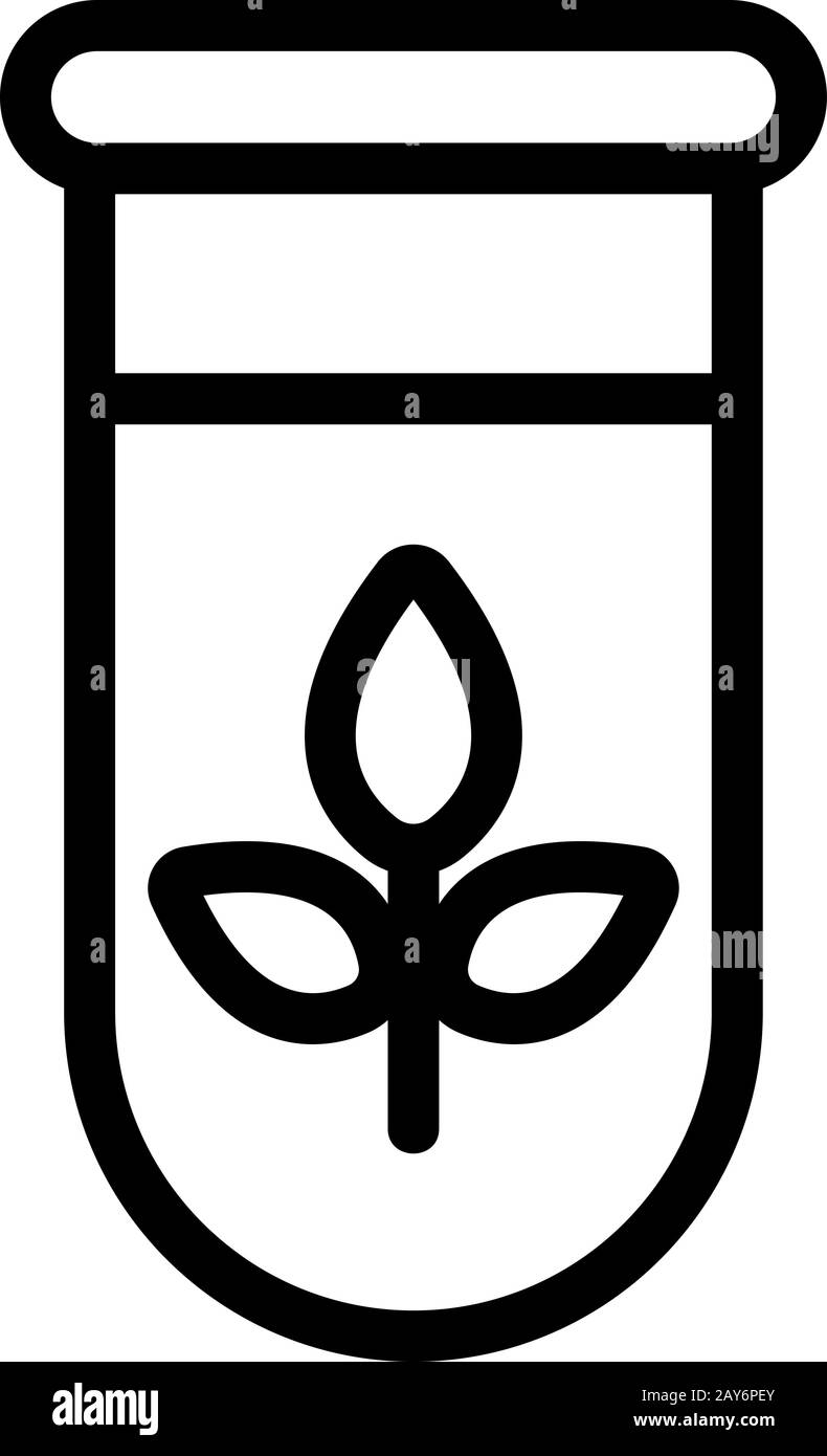 Vecteur D'Icône de biocarburant. Illustration du symbole de contour isolé Illustration de Vecteur
