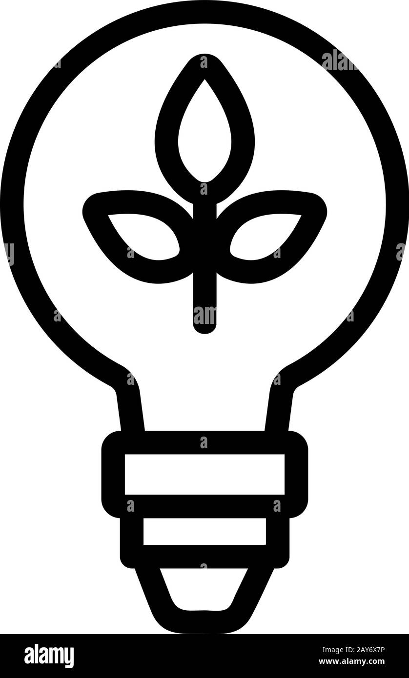 Vecteur D'Icône de biocarburant. Illustration du symbole de contour isolé Illustration de Vecteur