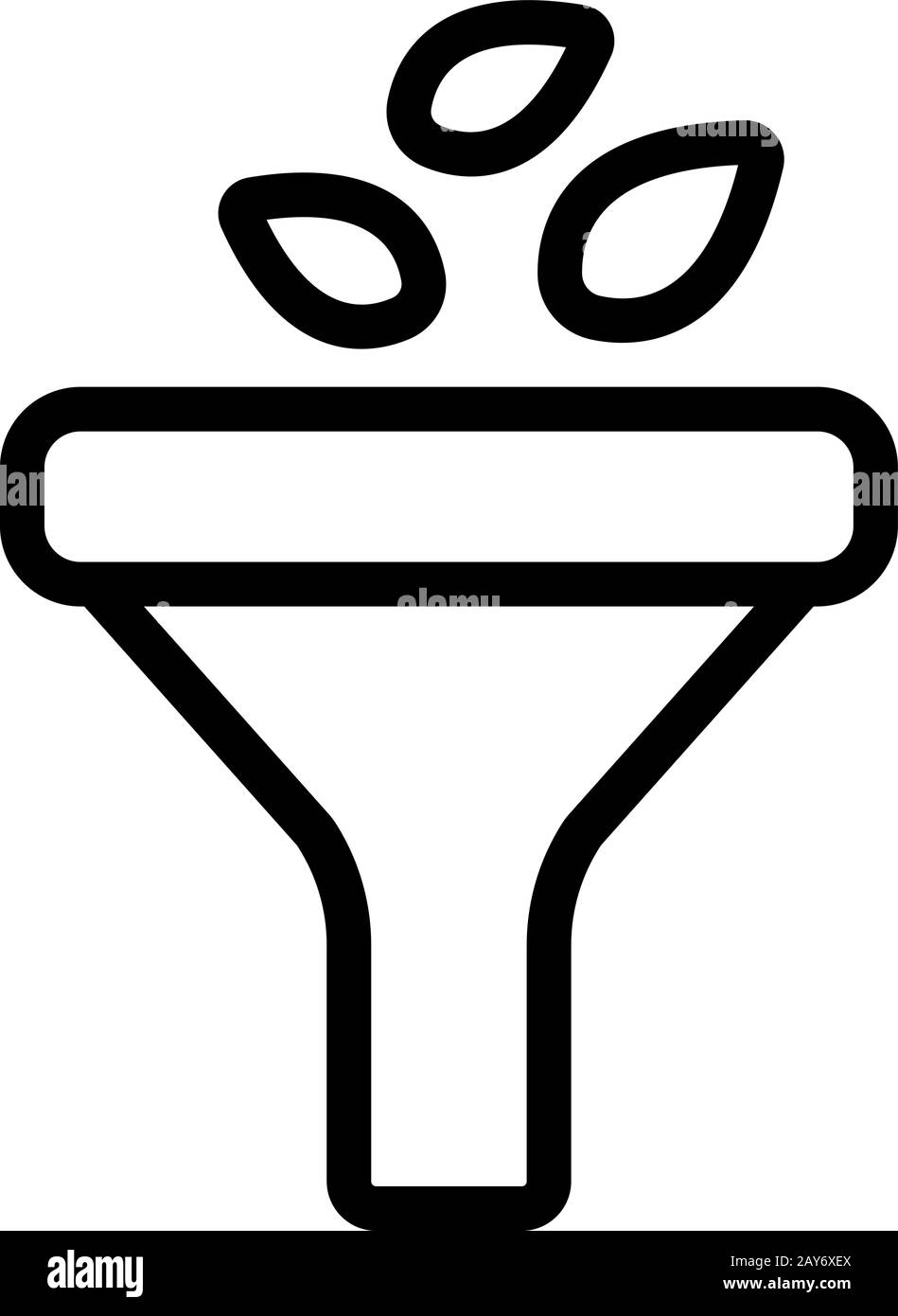 Vecteur D'Icône de biocarburant. Illustration du symbole de contour isolé Illustration de Vecteur