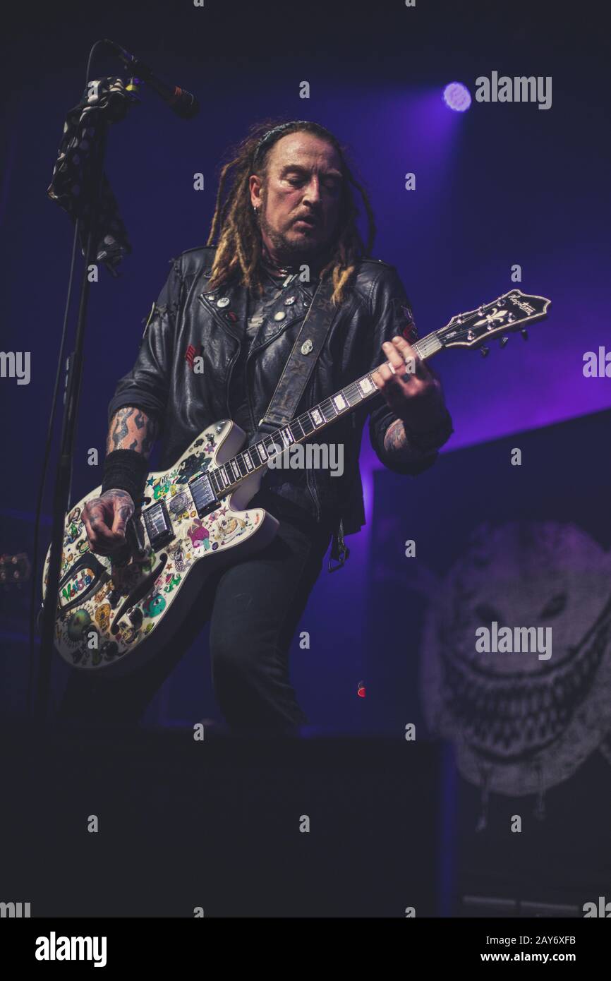 Le gingembre sauvage, chanteur/guitariste des wildhearts vivent au ritz manchester royaume-uni le 31 janvier 2020 Banque D'Images