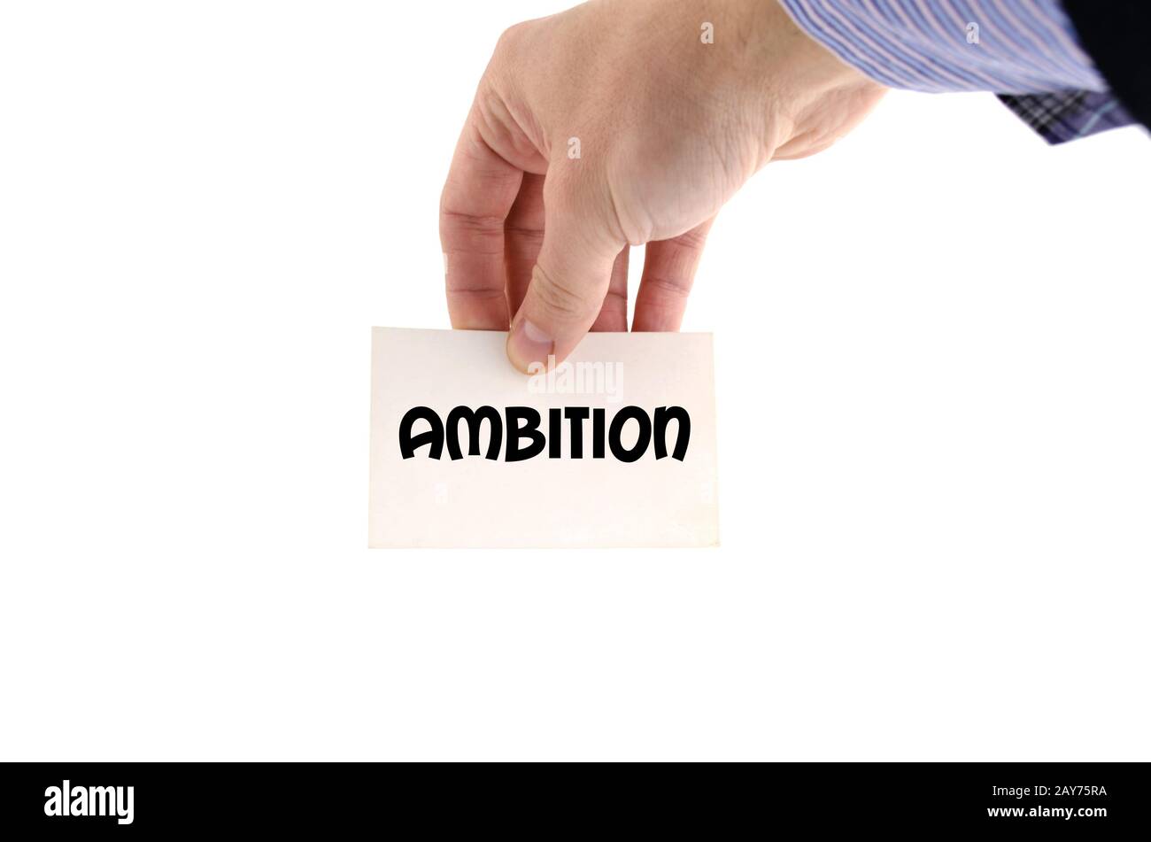 Concept texte Ambition Banque D'Images