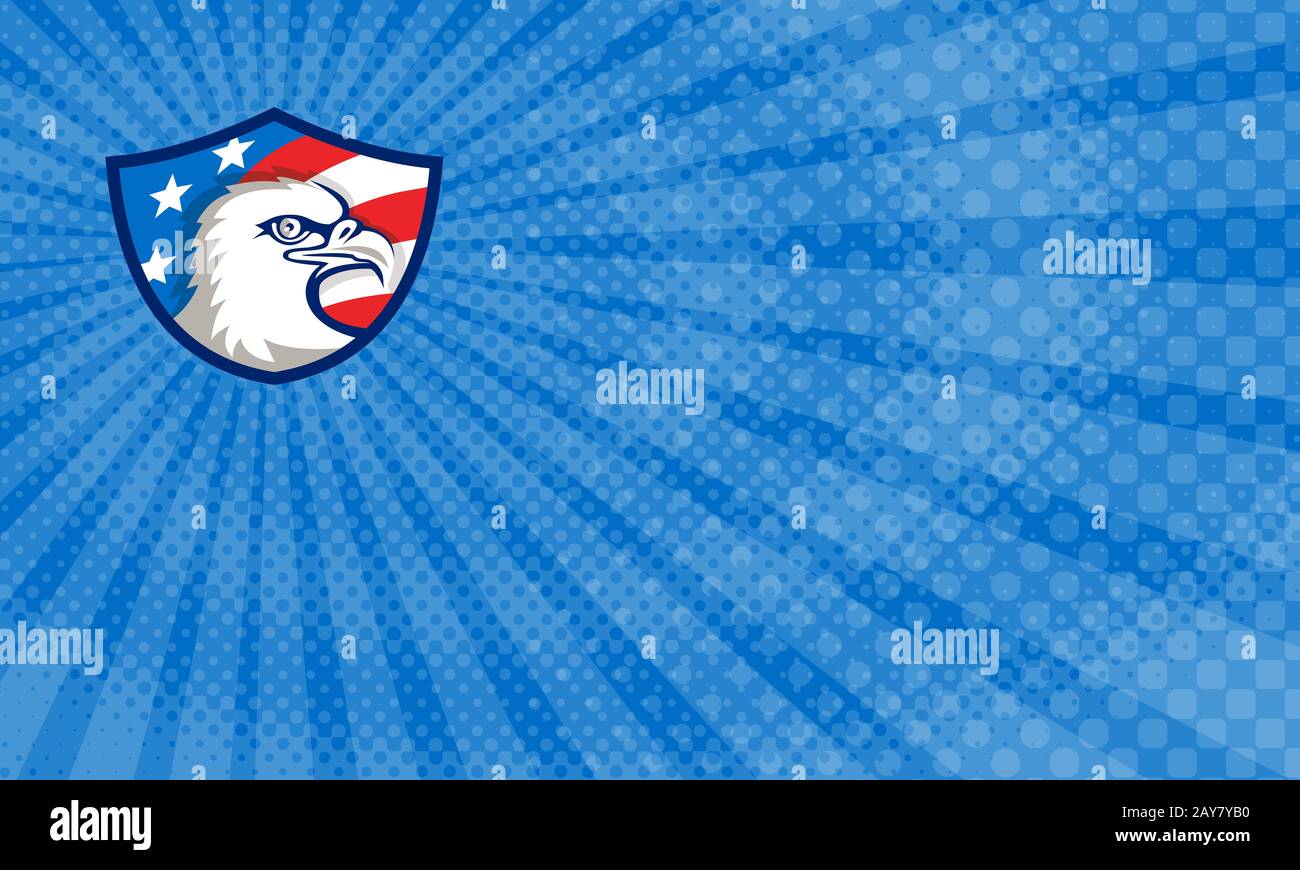 American Eagle Security Agency Business card Banque D'Images