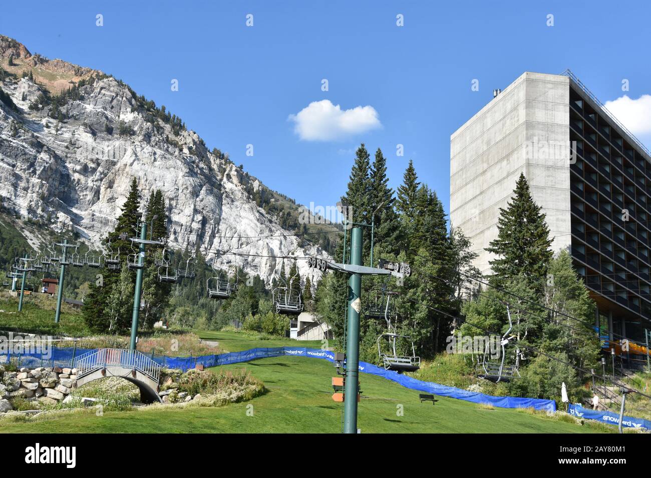 Snowbird Resort à Sandy, Utah Banque D'Images