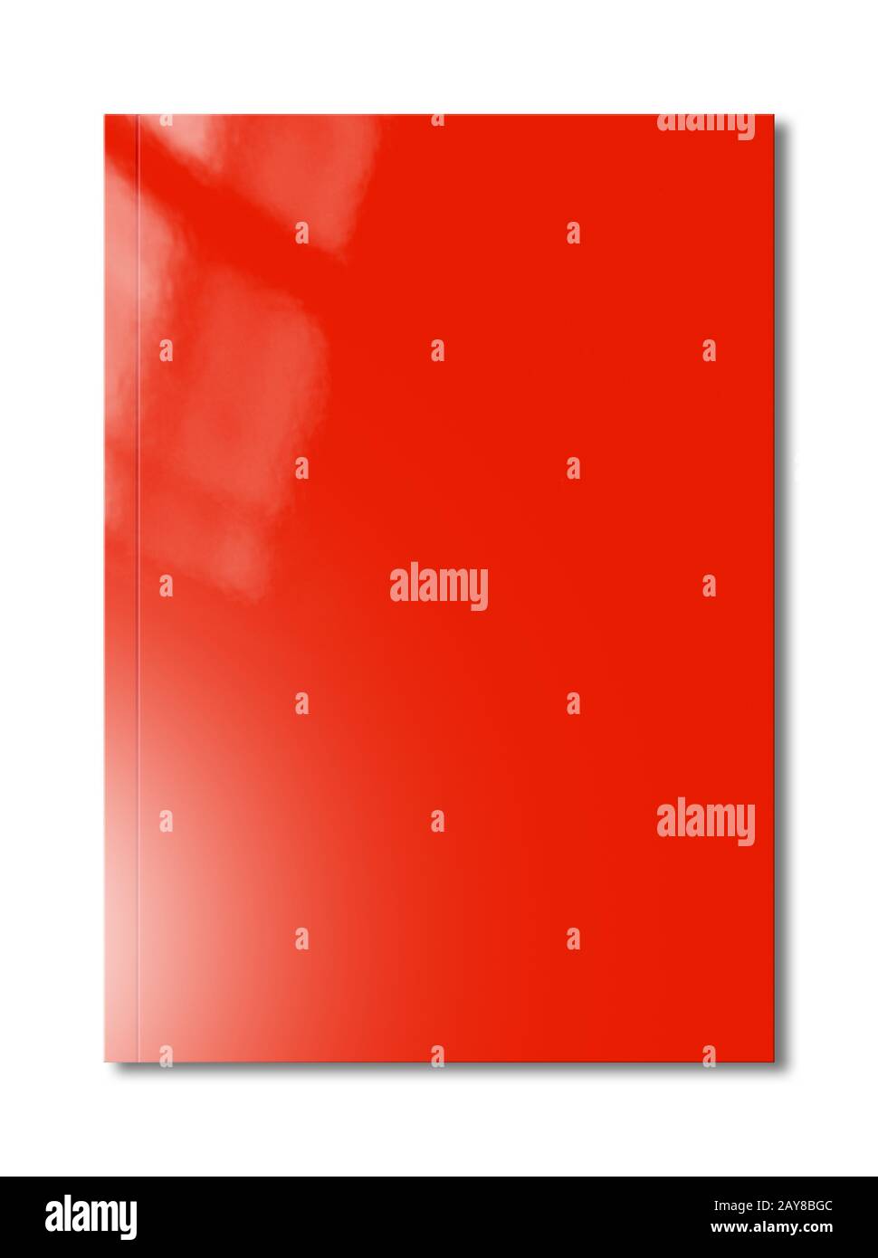 Modèle de couverture du livret rouge Banque D'Images