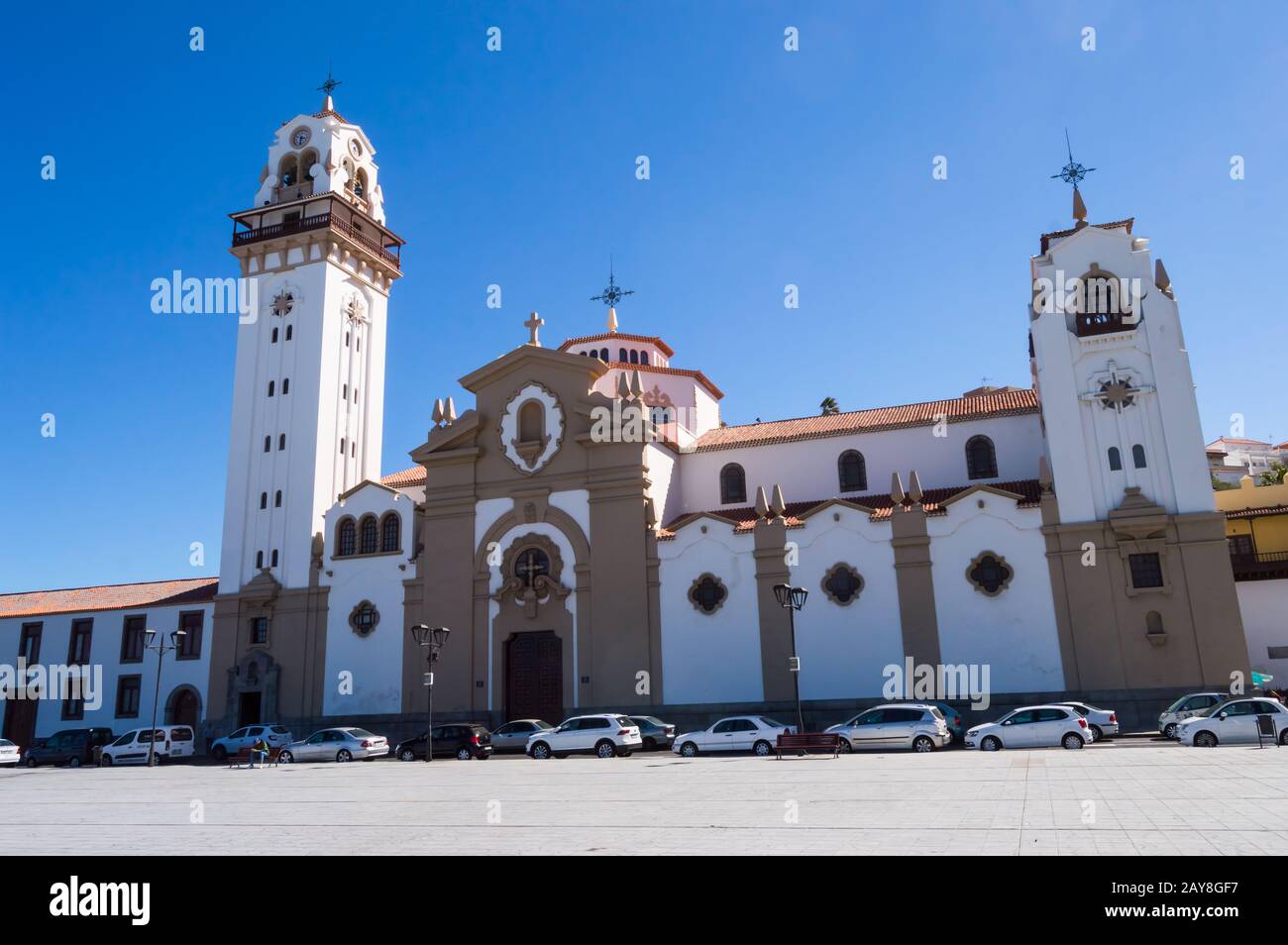 Basilique de la vierge noire Candelaria sur l'île de Tenerife Banque D'Images