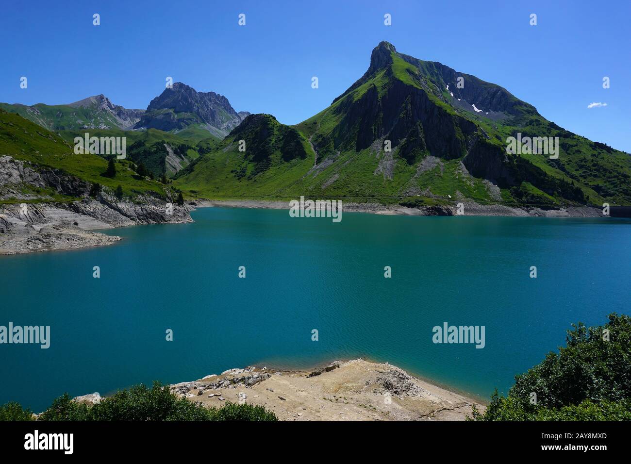 Mer des alpes, spullersee, Autriche, Europe, réservoir, Banque D'Images