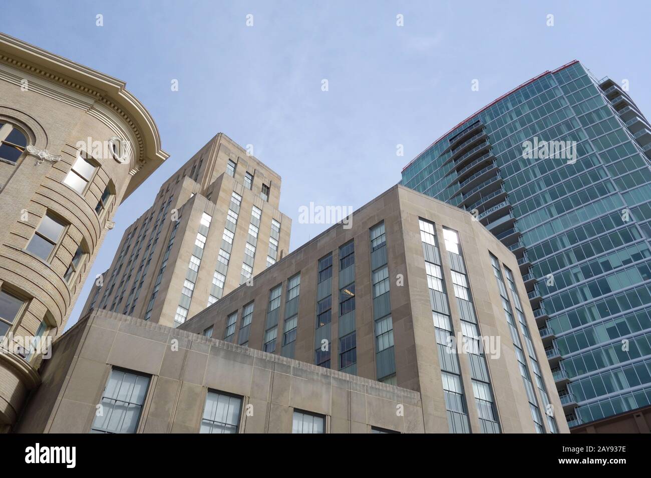 Centre-ville de Durham, Caroline du Nord Banque D'Images